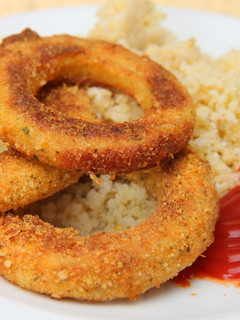 Parmezános rántott cukkini sütőben sütve recept fotója