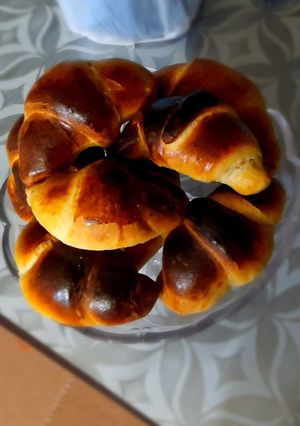 عکسی از دستور کروسان شکلاتی