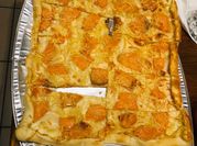 Une photo de pizza saumon