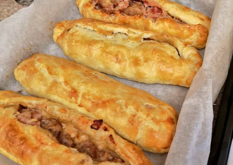 Steps to Make Quick Sausage, Bacon &amp; Cheese Bakes