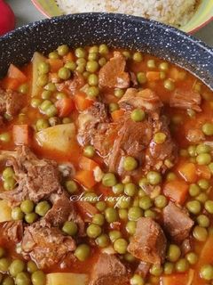 صورة لوصفة يخنه بازيلا وجزر