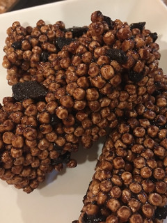 A picture of Chocolate Oreo Krispie Bar.