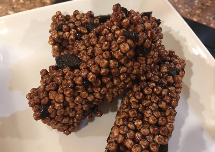 How to Make Homemade Chocolate Oreo Krispie Bar