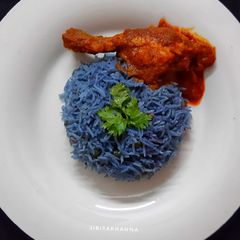 A picture of Blue Veg Pulao.