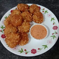 Sabudana vada A picture of Sabudana vada.
