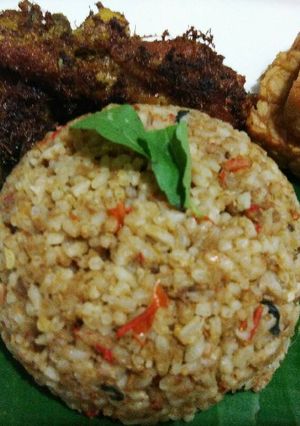 Foto resep Nasi tutug oncom pedas