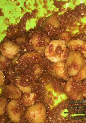 Foto resep Pentol ayam mercon
