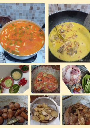 Foto resep Sayur ketupat dan Opor ayam