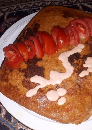عکسی از دستور کوکو سبزیجات