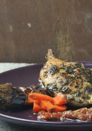 Bistro Style Grilled Chicken Breast with Summer Vegetables রেসিপির প্রধান ছবি