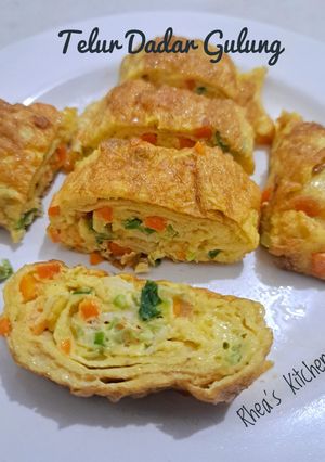 Foto resep Telur Dadar Gulung