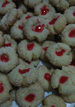 Foto resep Coconut Stowbery Thumbprint