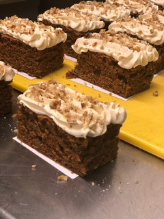 Una foto de Carrot cake