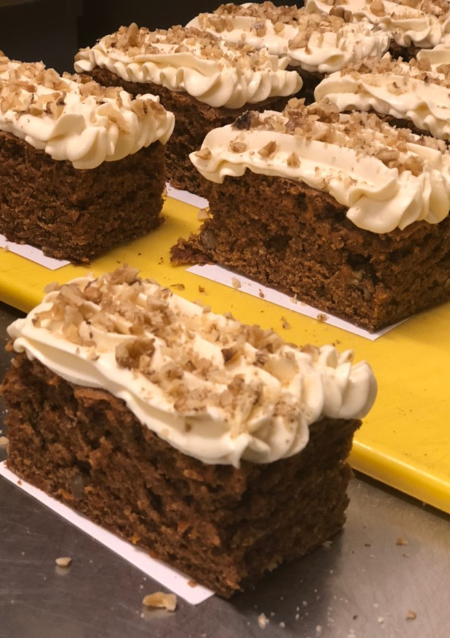 Una foto de Carrot cake