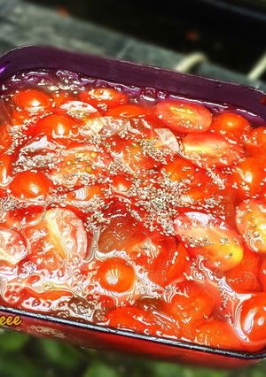 Foto resep Manisan Tomat Cherry / Es Tomat