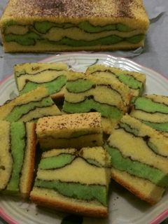 Foto resep Topo Map Love Cake / Cake Alunan Kasih