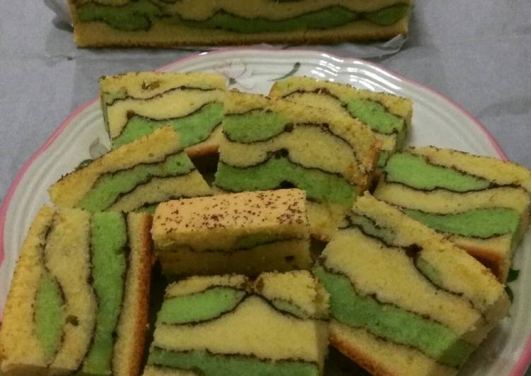 Resep Topo Map Love Cake / Cake Alunan Kasih Anti Gagal