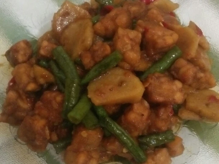 Langkah Gampang Membikin Resep Oseng tempe pentol kacang panjang yang Bikin Ngiler Anti Ribet, Menggugah Selera