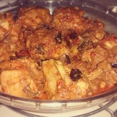 A picture of Chicken Chettinad.