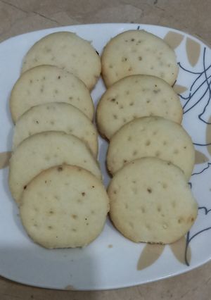 A picture of Diet biscuits with 3 ingredients 🫓 🫓 flex seed flavour.