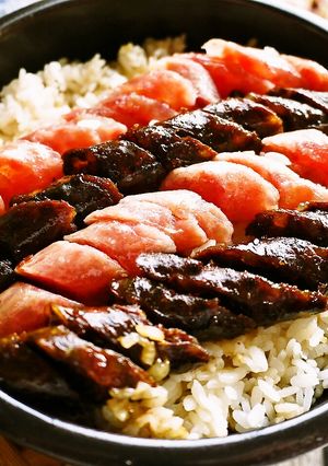 臘味煲仔飯(電鍋版) 的食譜成品照片