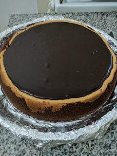 Una foto de Cheesecake de dulce de leche