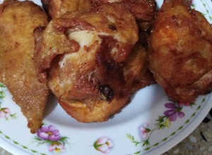 Una foto de Pollo frito hogareño