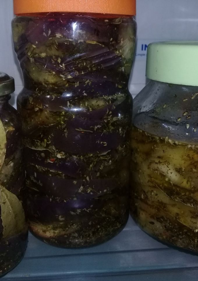 Una foto de Berenjena al escabeche