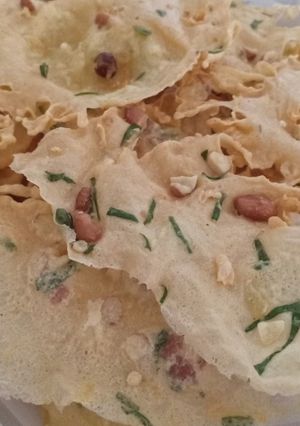Foto resep Peyek kacang tipis dan renyah