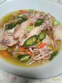 Foto resep Tumis cumi asin