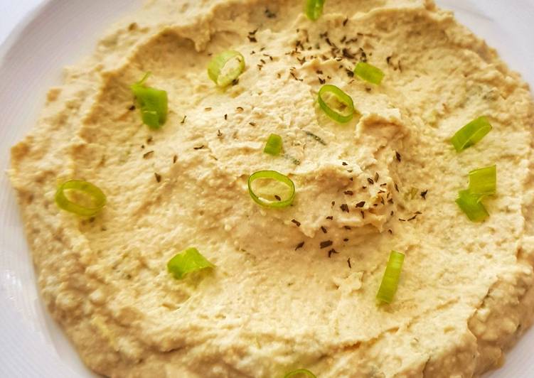 Easiest Way to Make Ultimate Scallion hummus