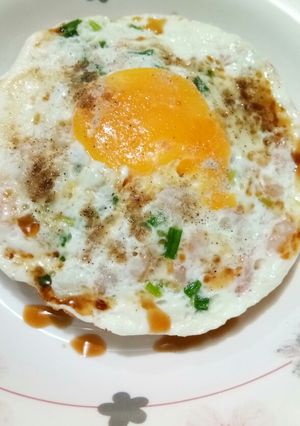 รูปของ ไข่ดาวกุ้งสับราดซอสโชยุ
