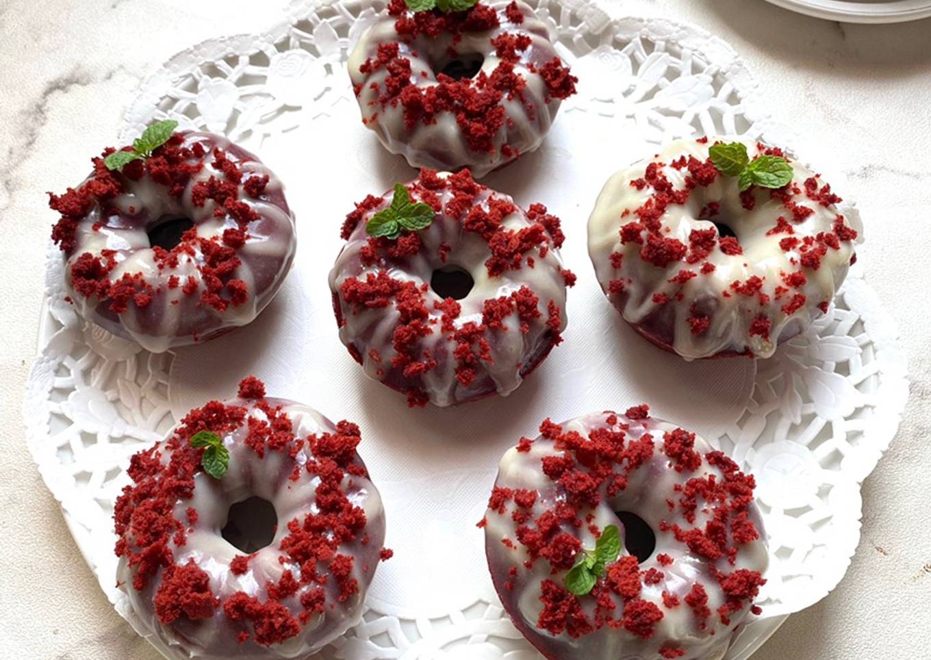 Donat Panggang Red Velvet