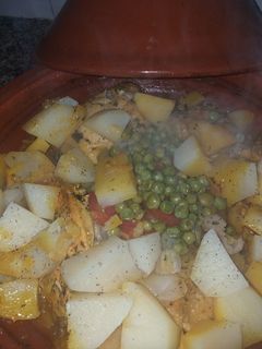 صورة لوصفة طاجين مغربي 🇲🇦🇲🇦