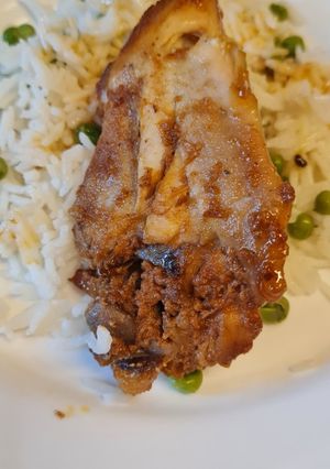 Mézes-mustáros csirkecomb recept fotója