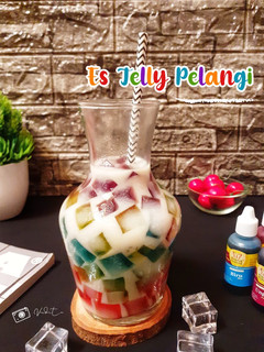 Foto resep Es Jelly Pelangi