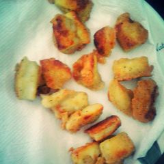A picture of Fried paneer.