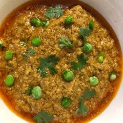 A picture of Khuskhus green matar Recipe.
