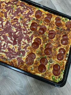 صورة لوصفة بيتزا سائلة سريعة 🍕 🌸