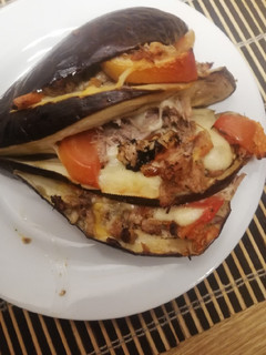 Una foto de Berenjena🍆 al Horno express