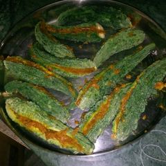 Stuffed karela A picture of Stuffed karela.