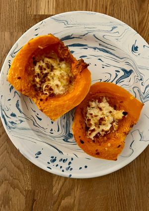 Foto di Zucca e feta in friggitrice ad aria, velocissima!