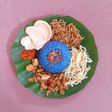 Nasi Gurih Bunga Telang Rice Cooker