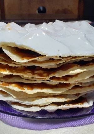 Una foto de Milhojas con tapas de empanada