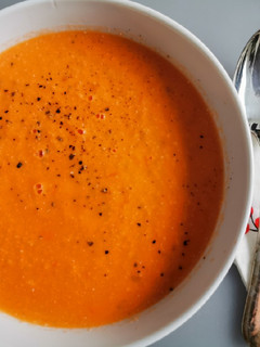 Una foto de Crema de tomate