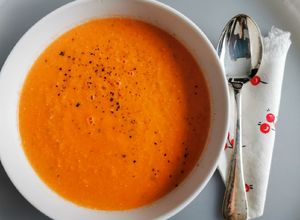 Una foto de Crema de tomate