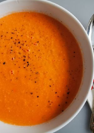 Una foto de Crema de tomate