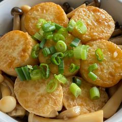 A picture of Quick and easy tamago (egg) tofu rice bowl.
