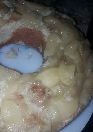 Una foto de Torta manzanas invertidas (vegan)