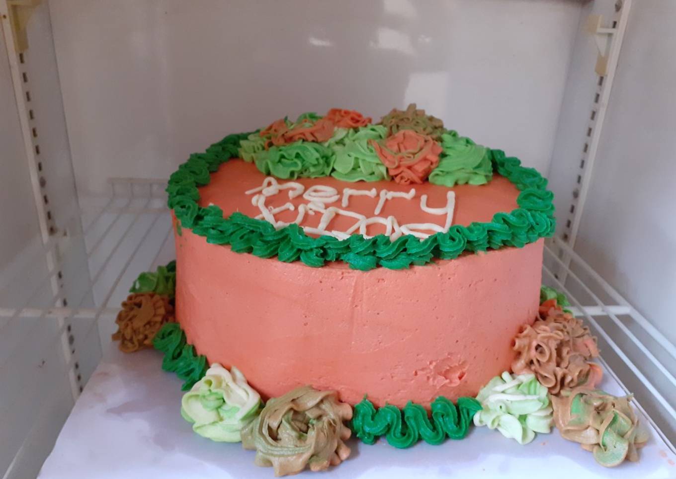 Steps to Make Award-winning Lemon butter cream Christmas cake